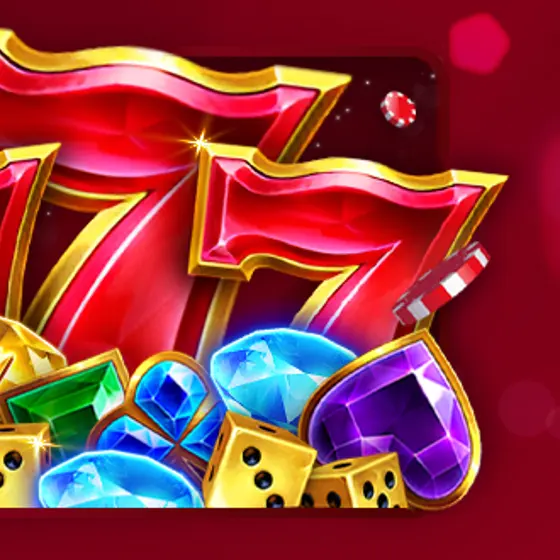 Ruby Reels welcome bonus art with lucky sevens